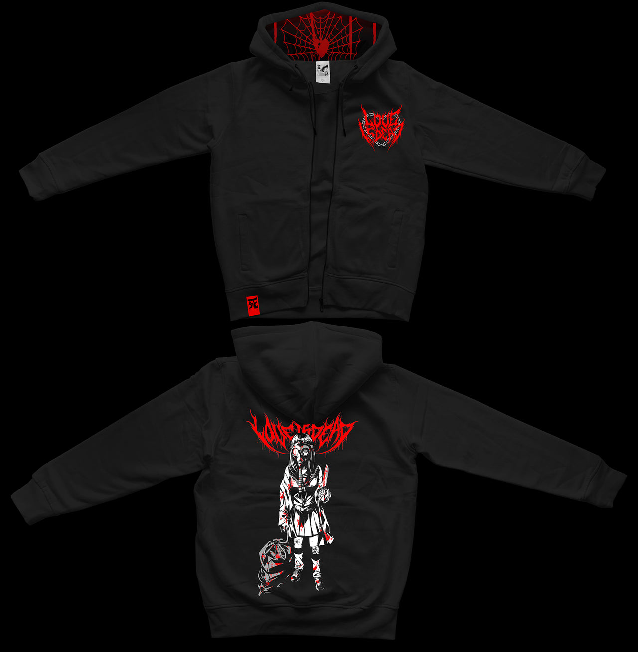 take out the trash premium lined zip hoodie