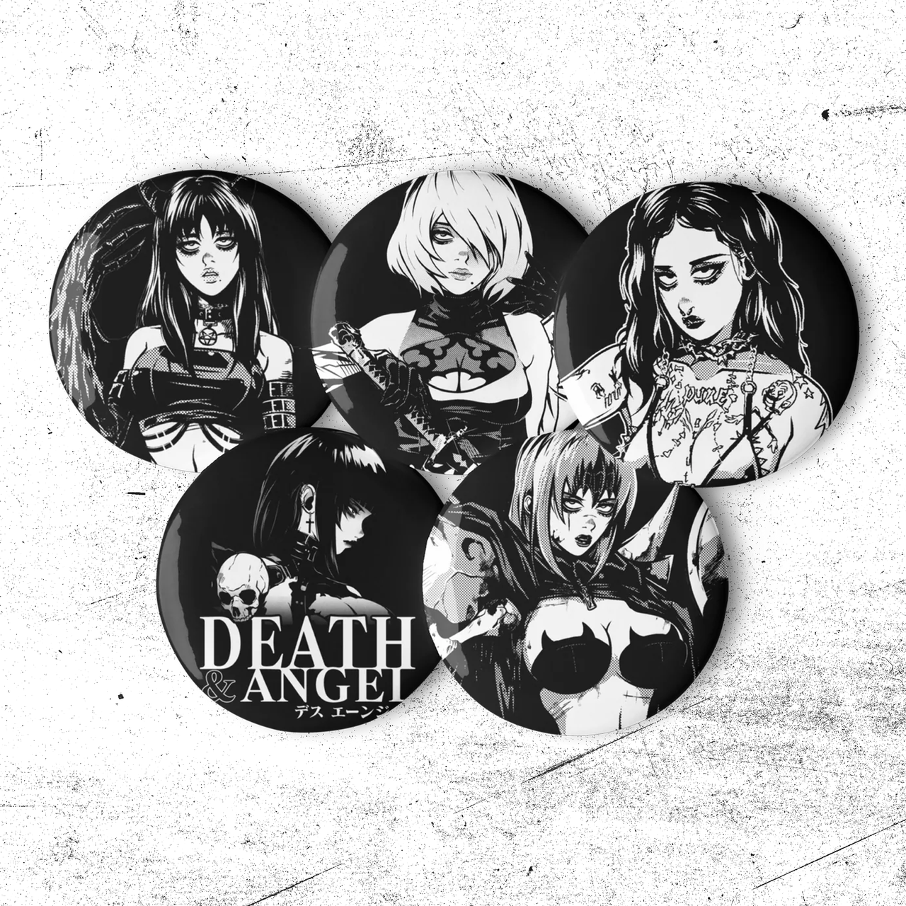 death & angel pin set vol 2