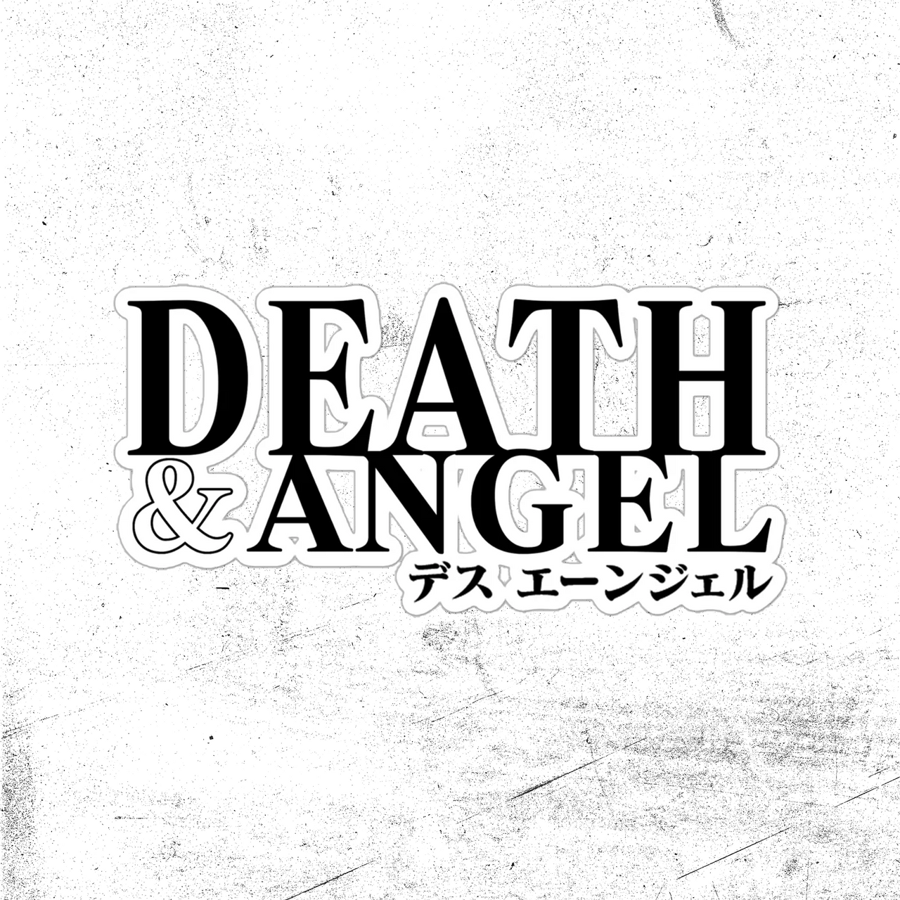 death & angel logo sticker