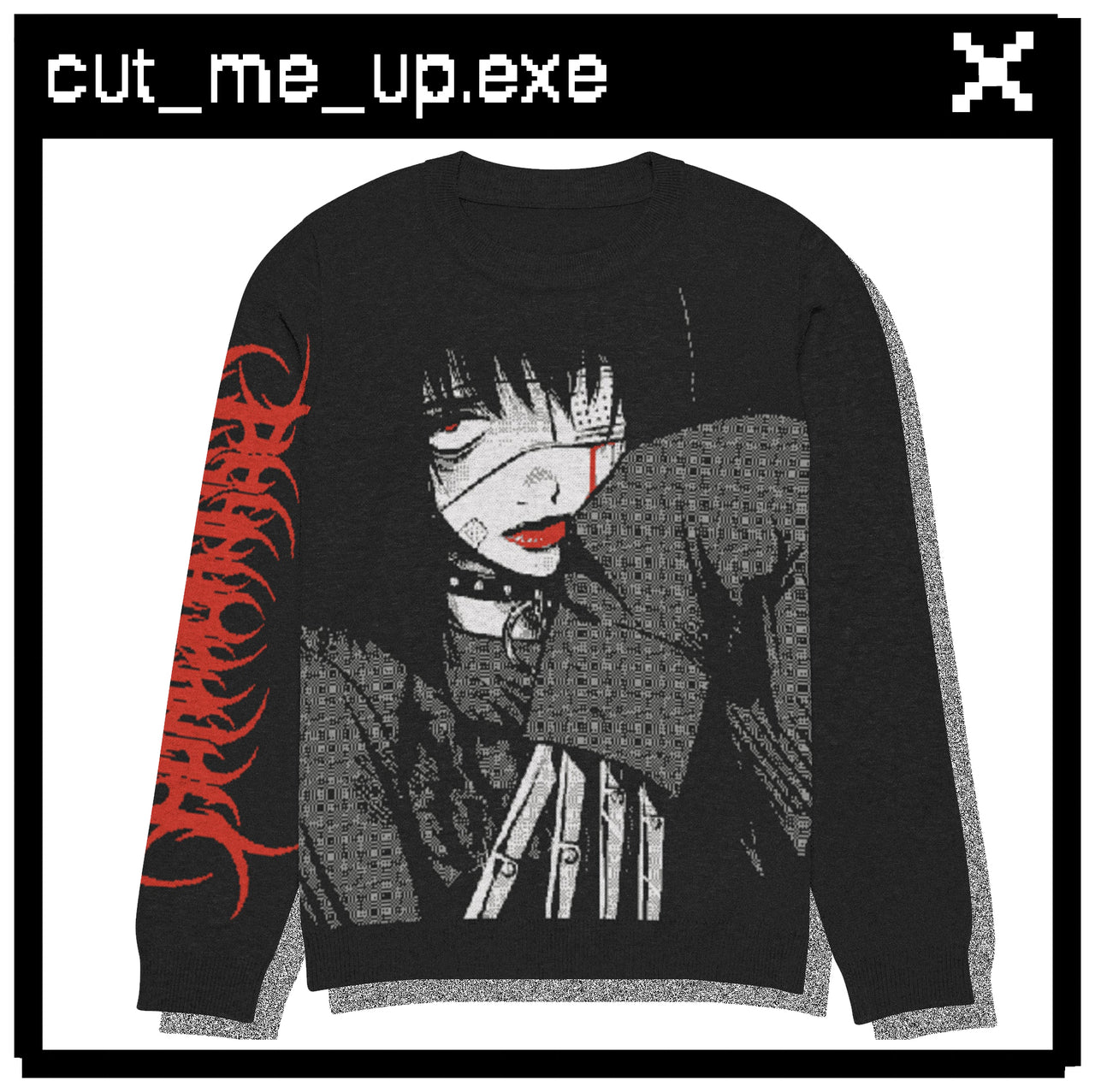 cut me up premium knit sweatshirt