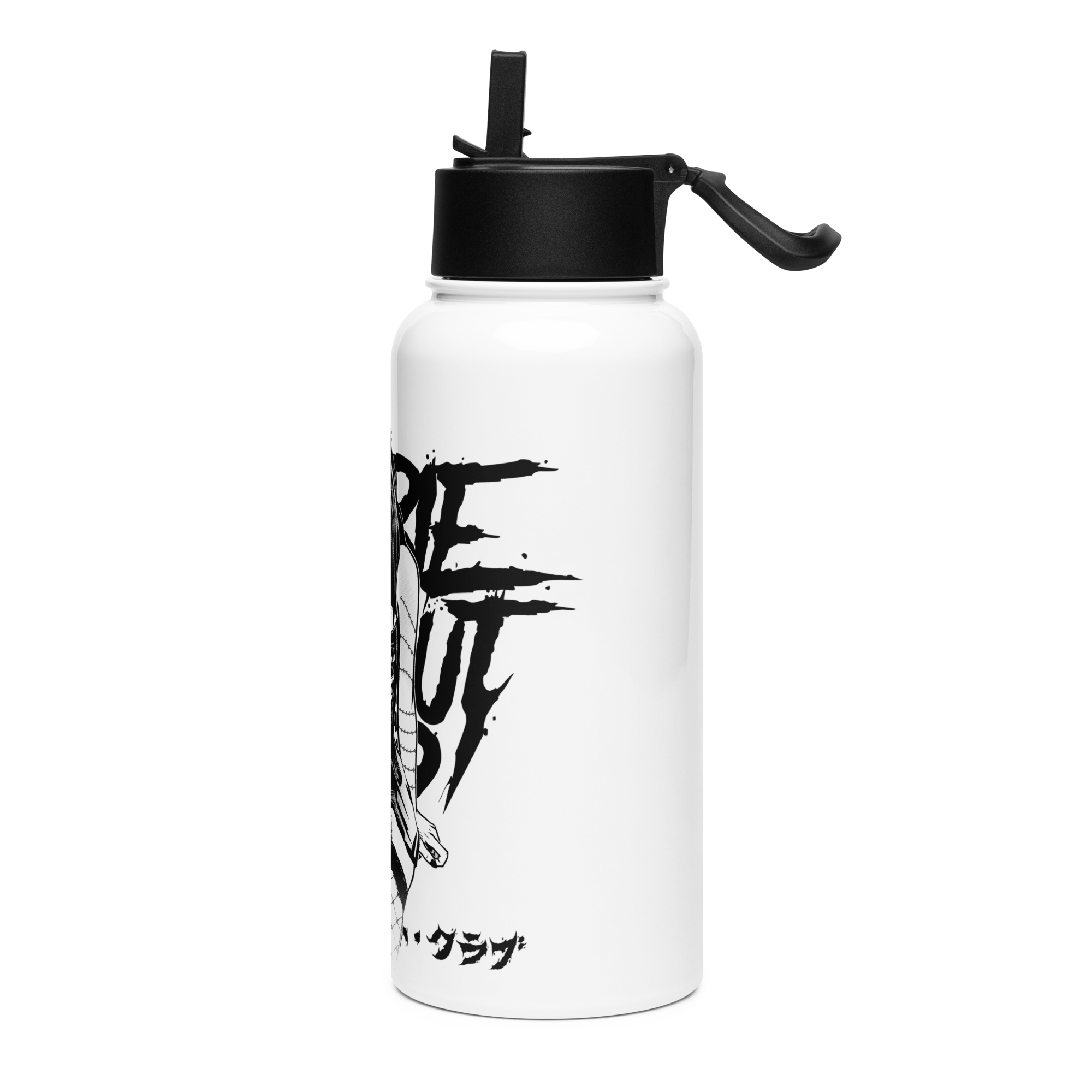 Ghost Kitten Stainless Steel Water Bottle - Zombie Makeout Club